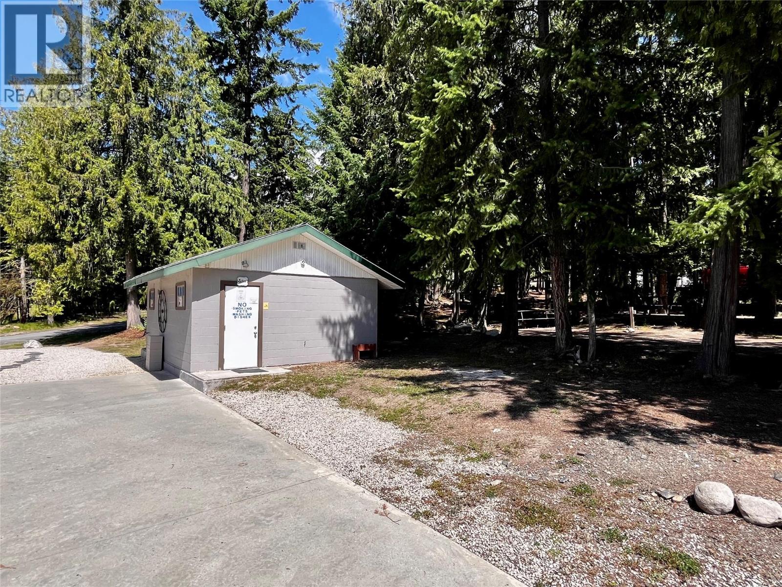 One of two bathroom/shower buildings