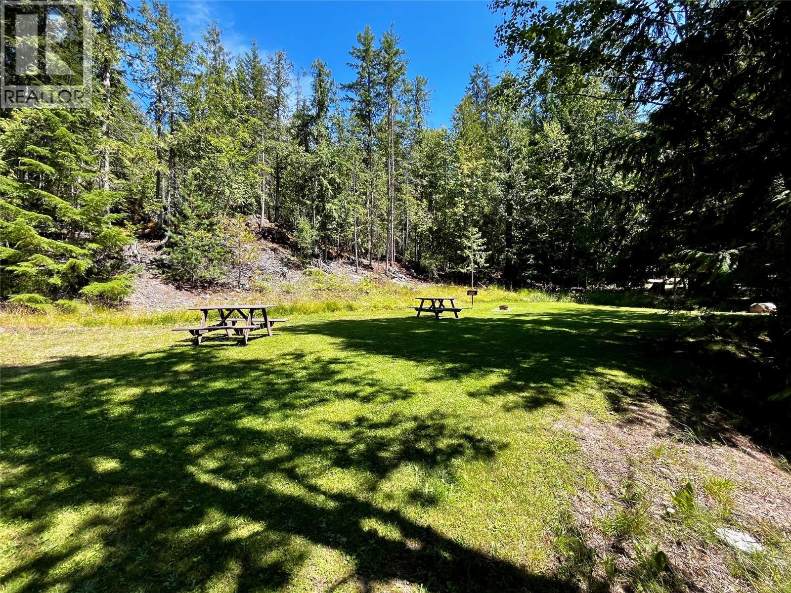 Dry camp tenting area