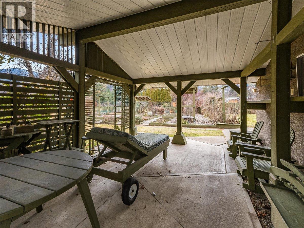 Covered Backyard Area