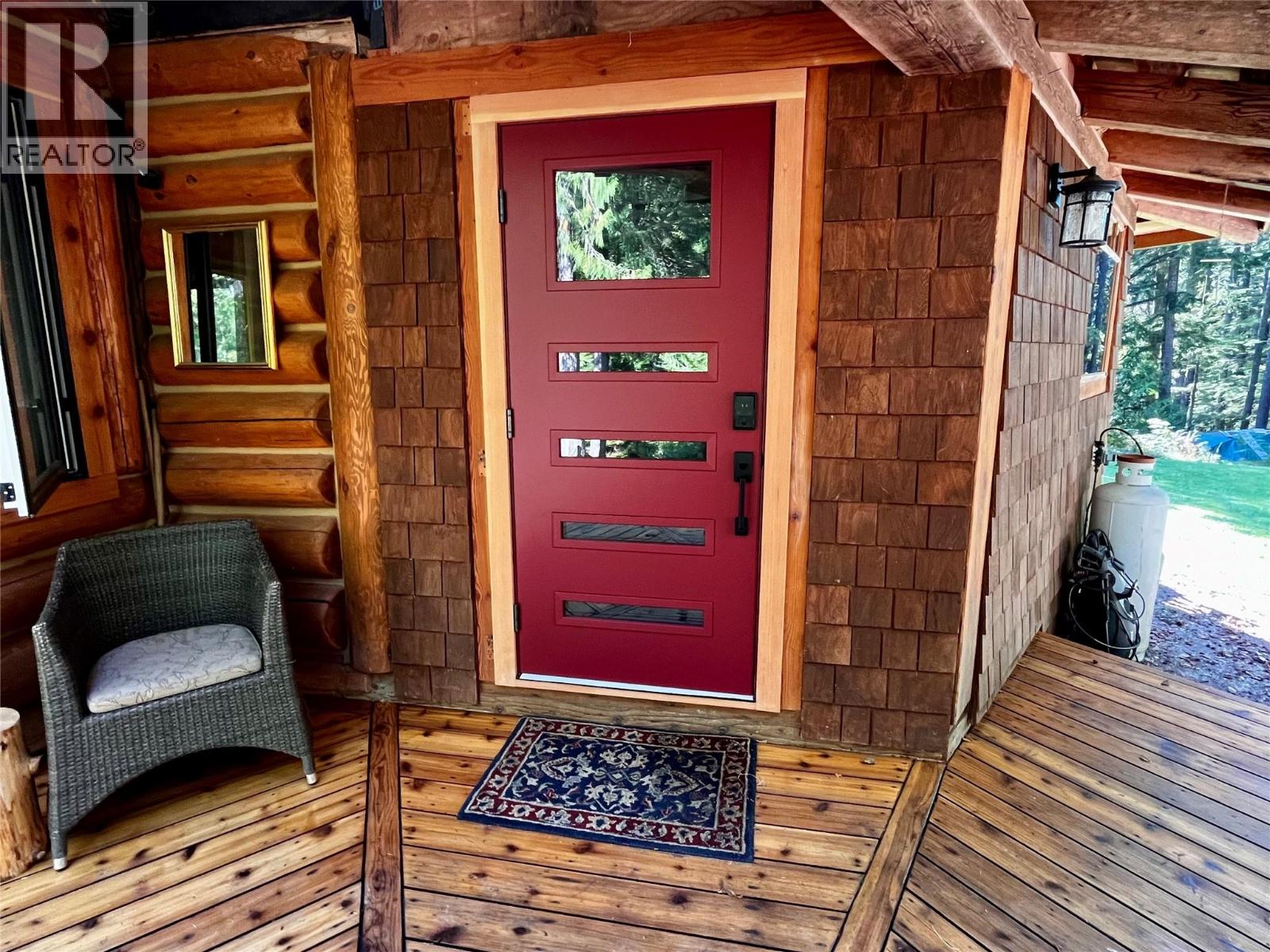 Brand new modern front door