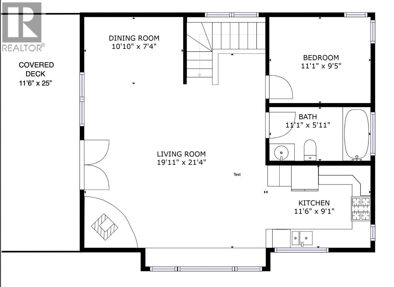 Main House Upper Level Floor plan