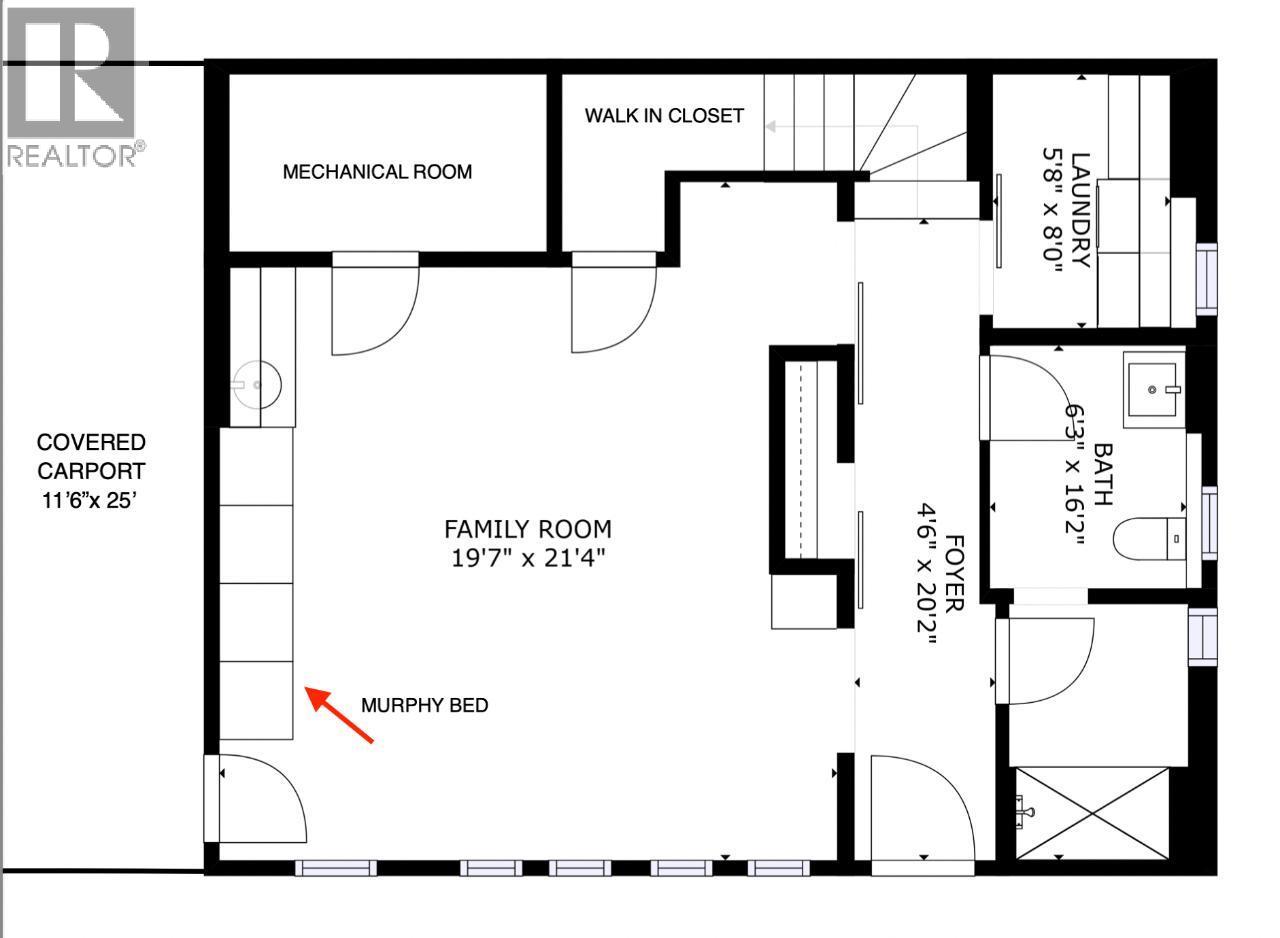 Main House Lower Level Floor plan