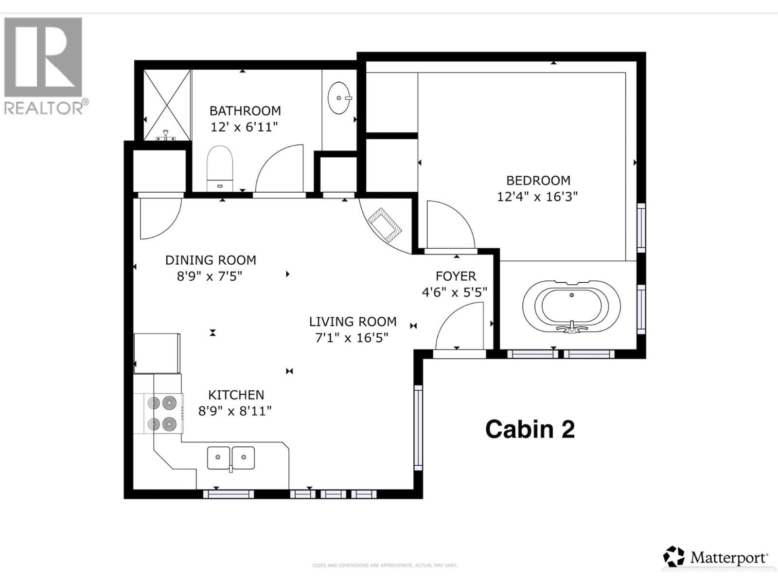 Cabin 2 Floor Plan