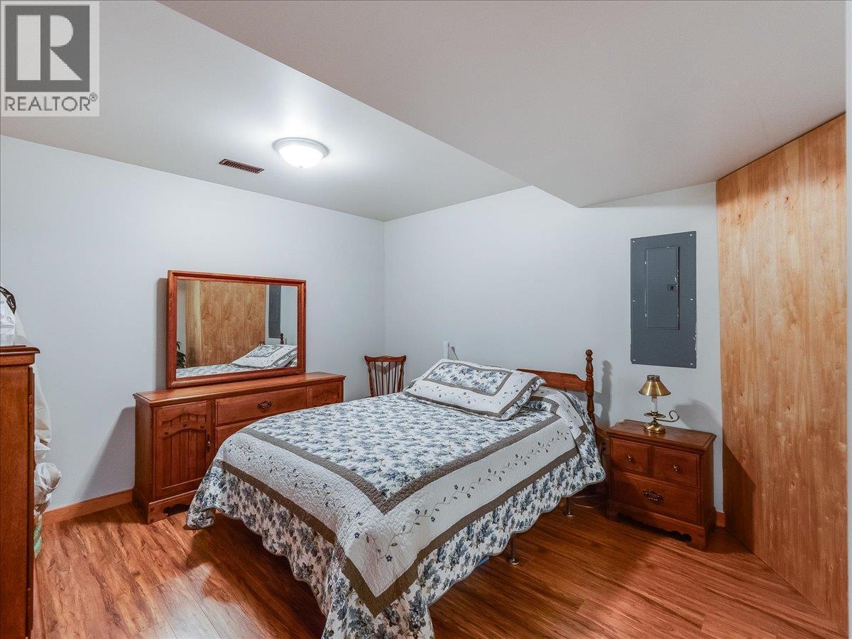 bedroom in basement
