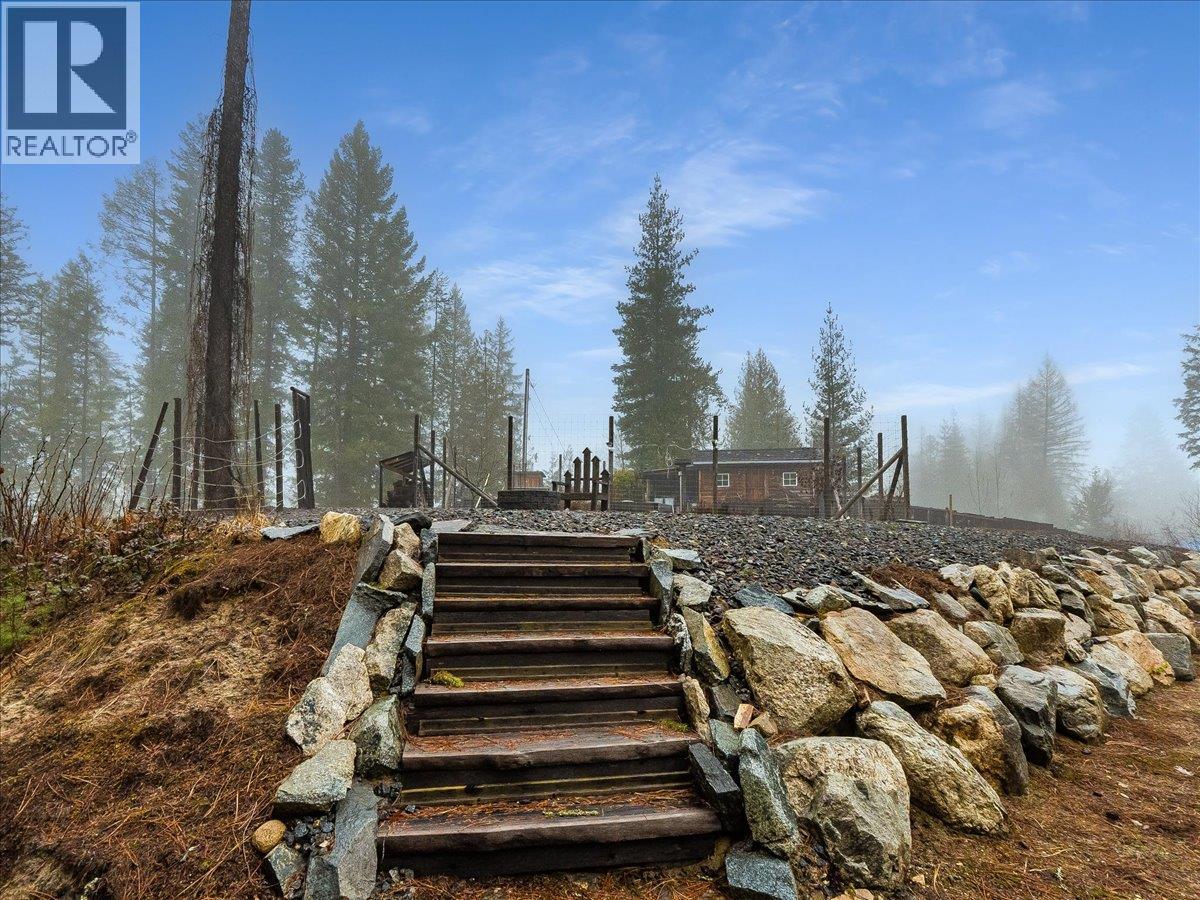 stairs to garden and shed