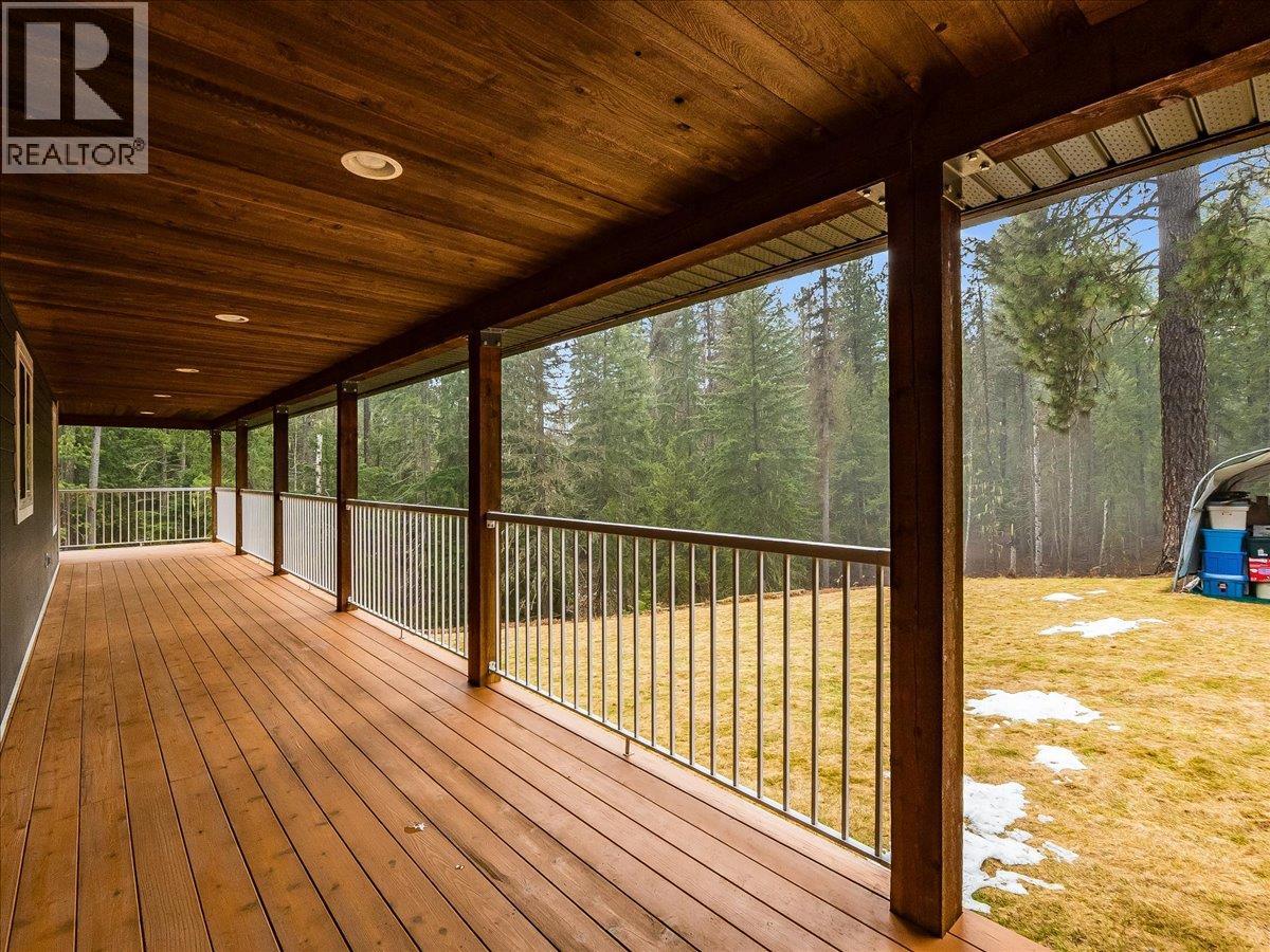 gorgeous wrap around deck with stunning views everywhere you look