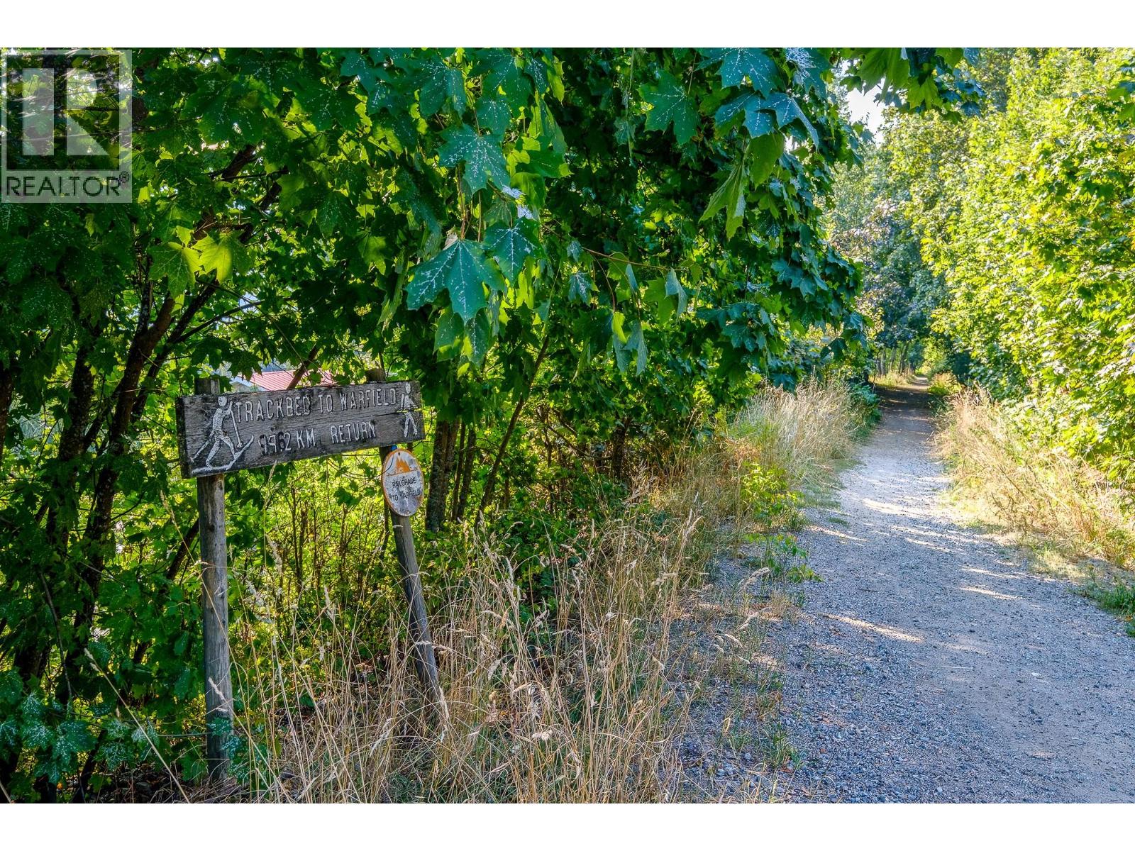 Located at the top of the Rail Trail