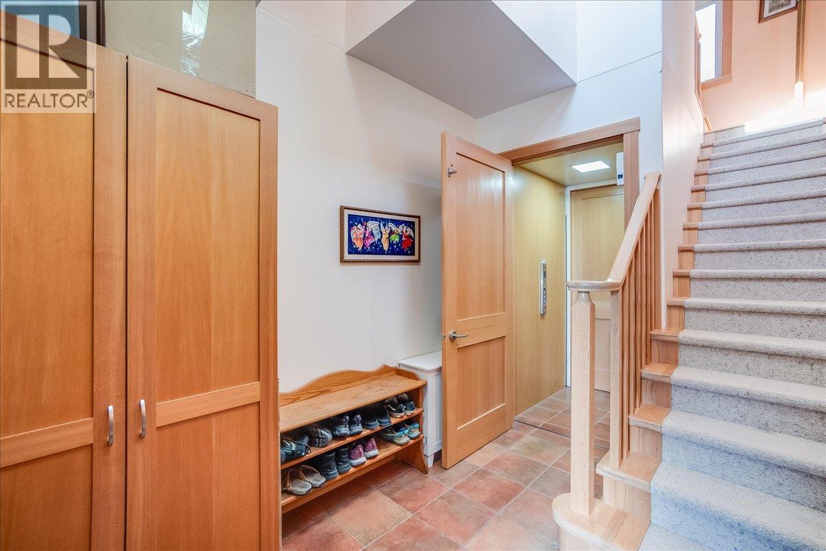 Take the elevator or stairs.