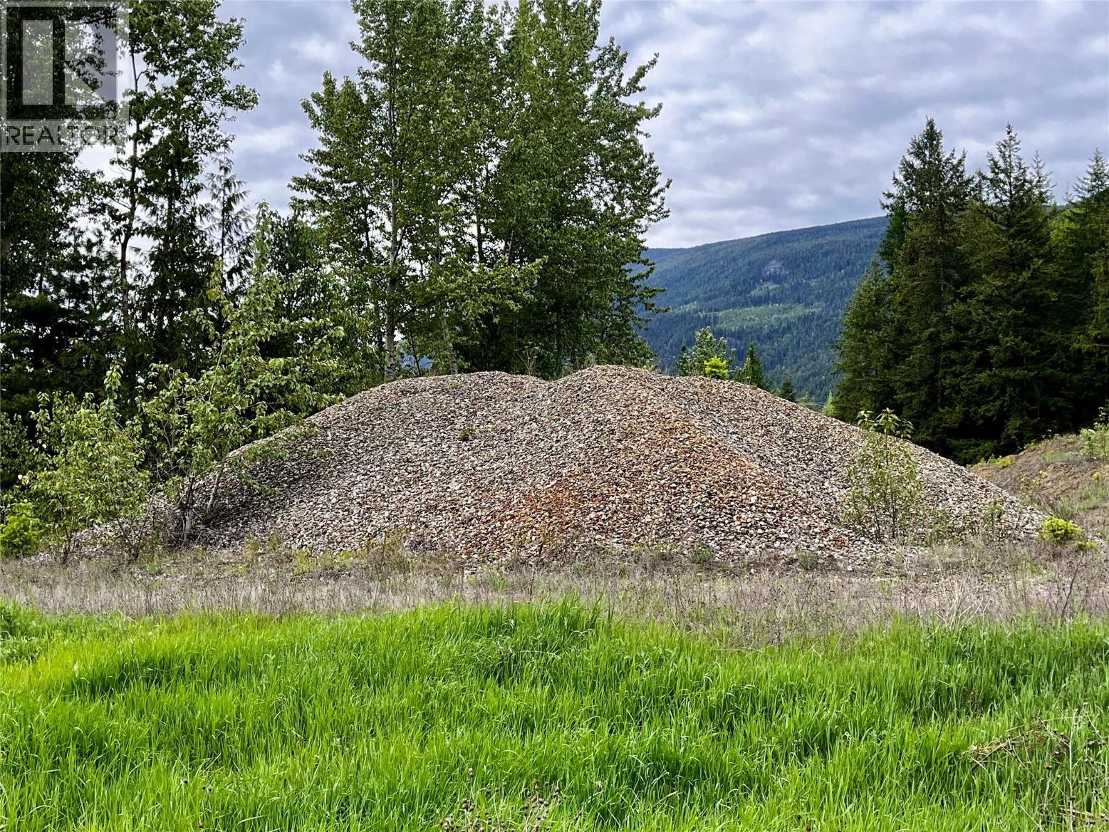 Gravel and road crush that could be used in further development