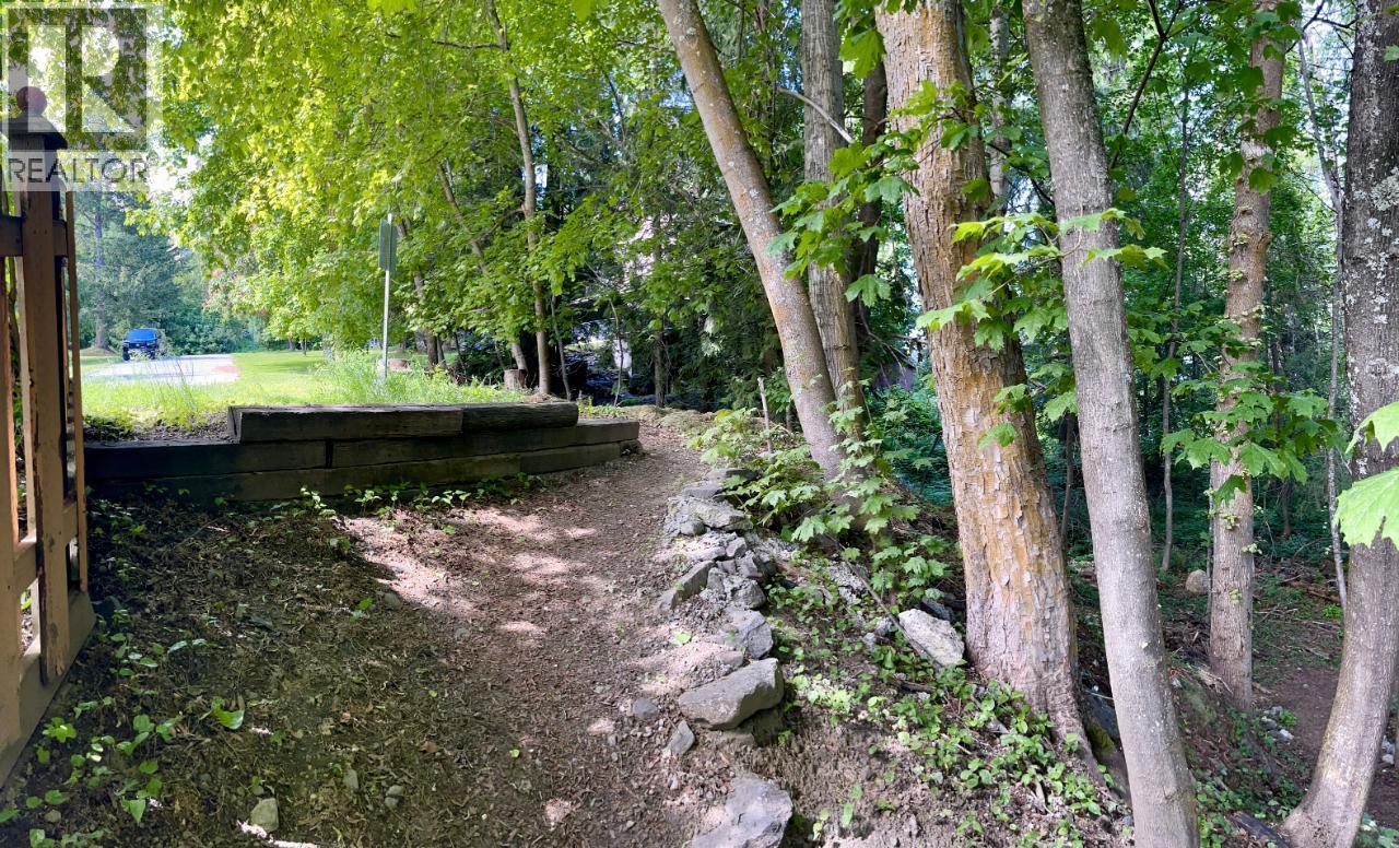 Road / driveway access at end of Spruce Ave.