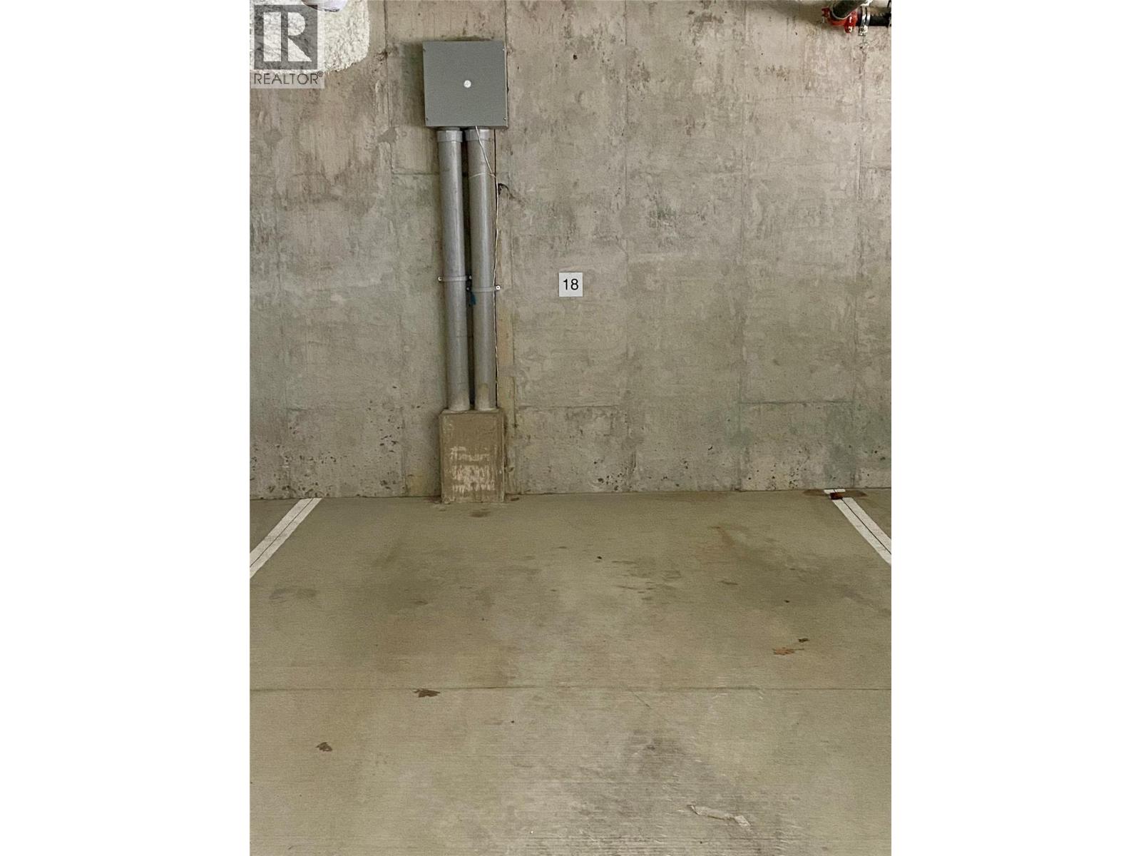 Covered dedicated parking stall