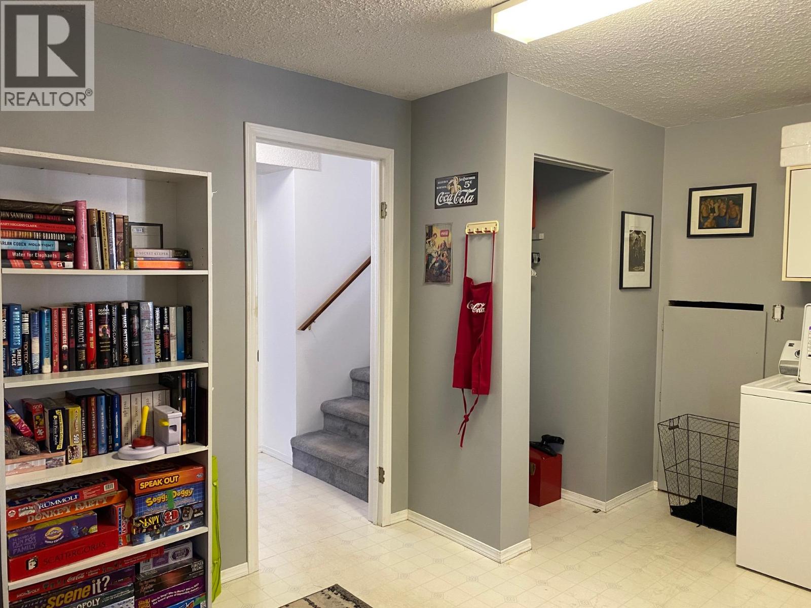 Family room on lower level