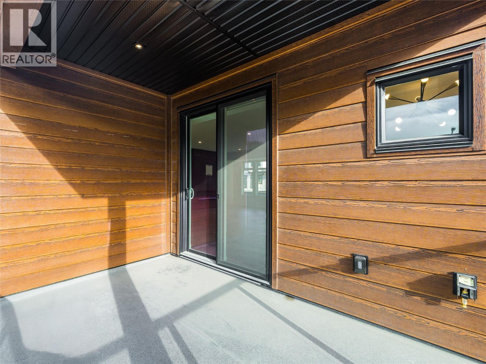 Covered deck from kitchen