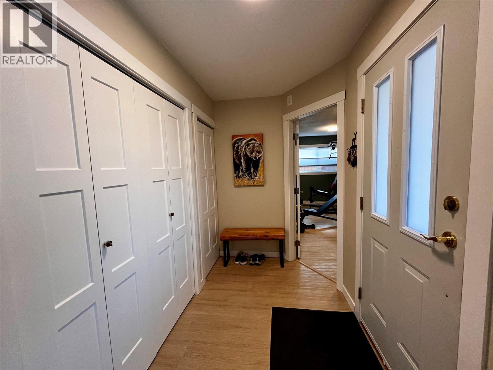 Main entry with lots of closet storage