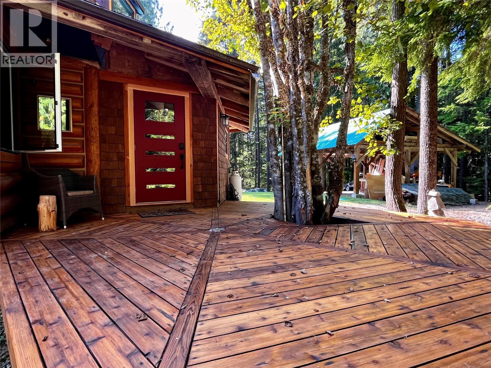 Patio leading to front door or yard