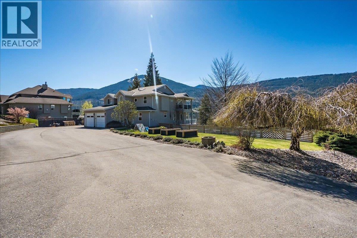 Large paved driveway