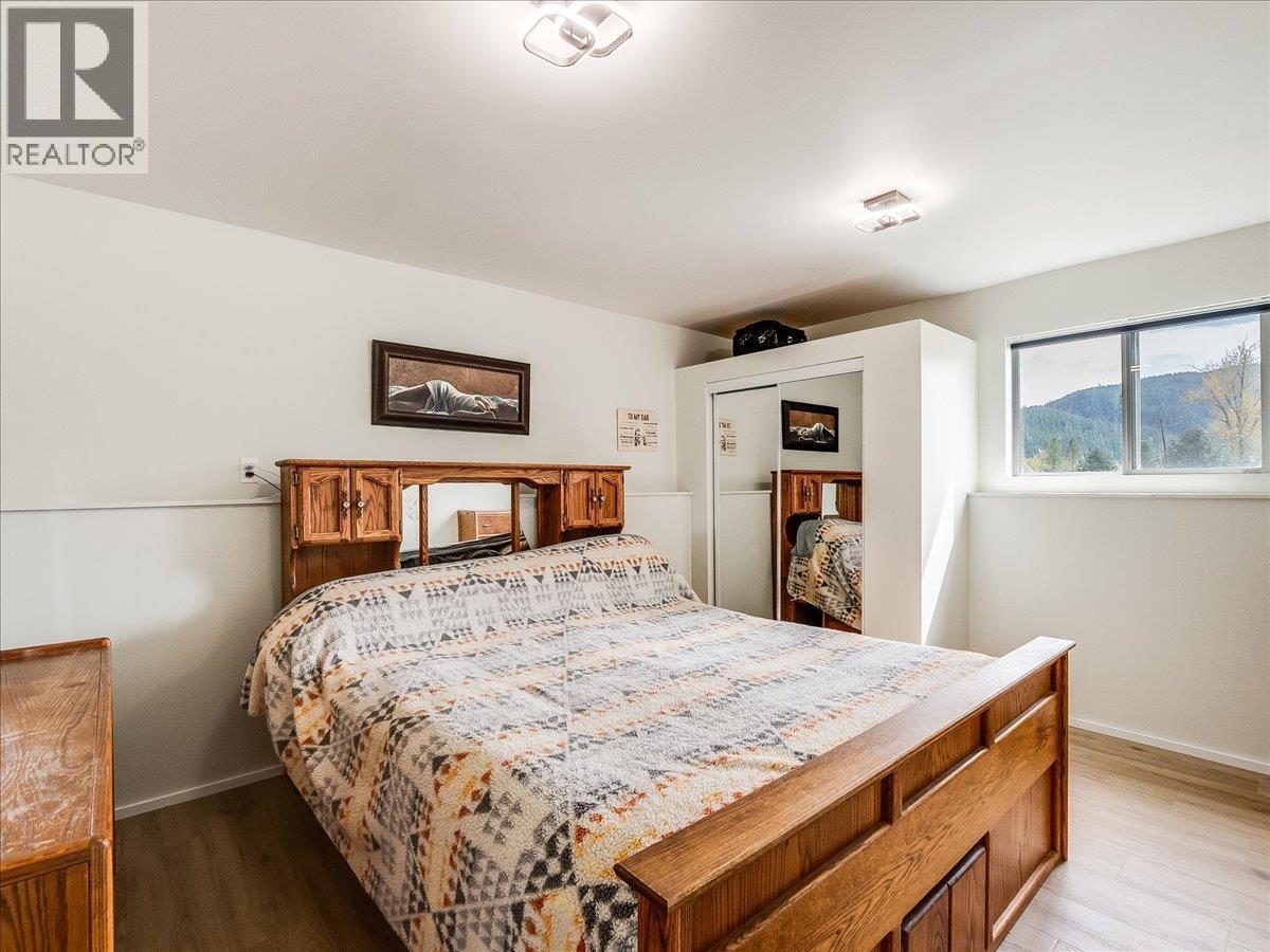 Master bedroom downstairs in main house.