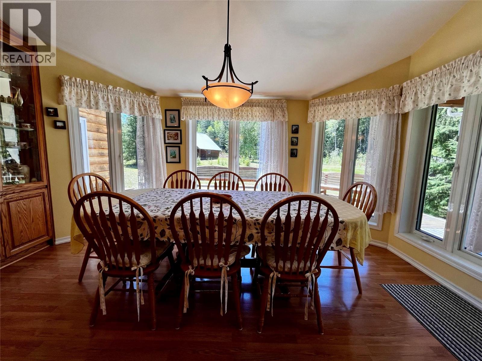 Large dining area off kitchen