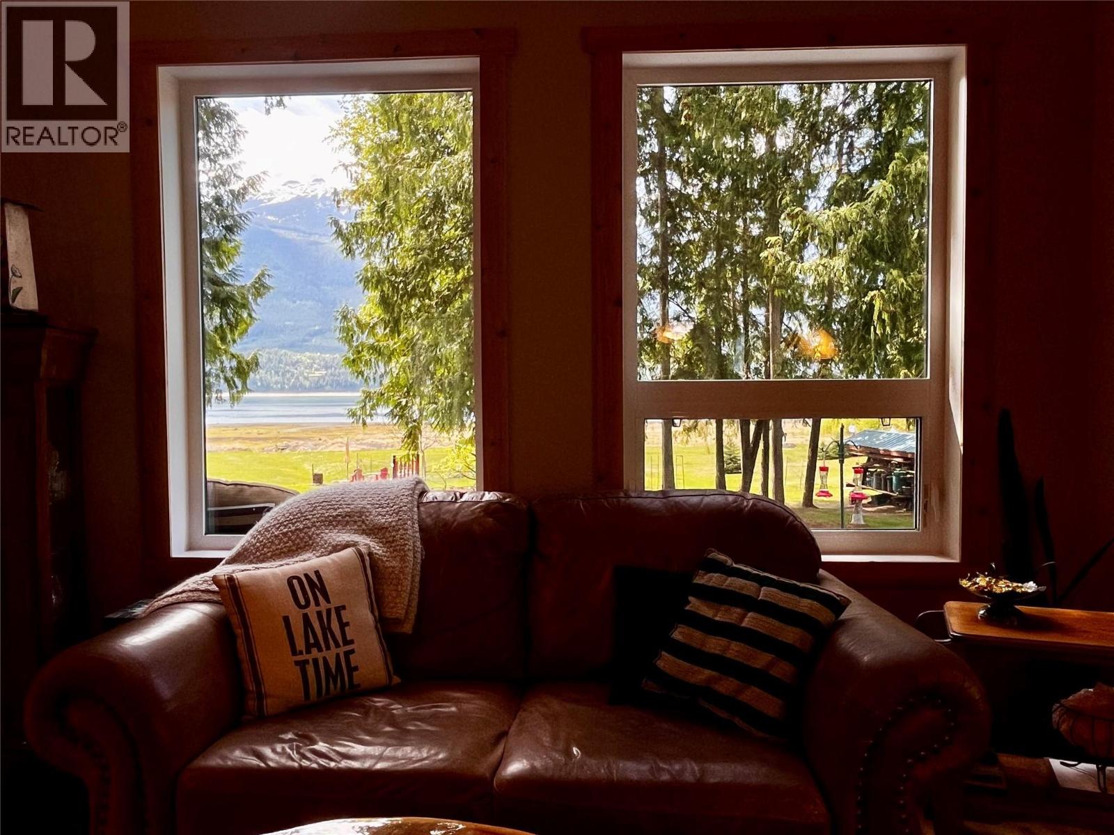 Lake views from living room