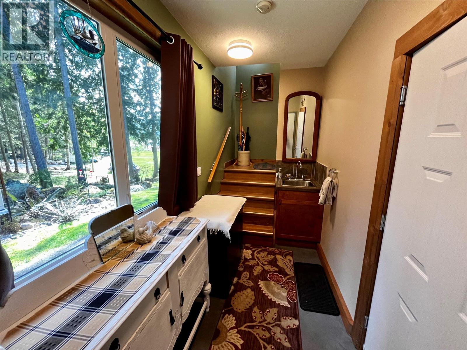 Access to guest suite above garage.