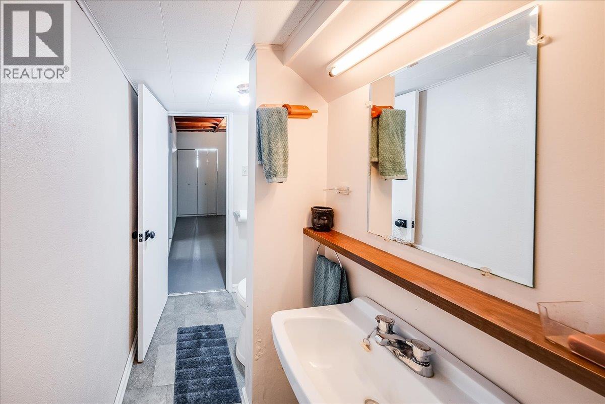 Bathroom in basement.