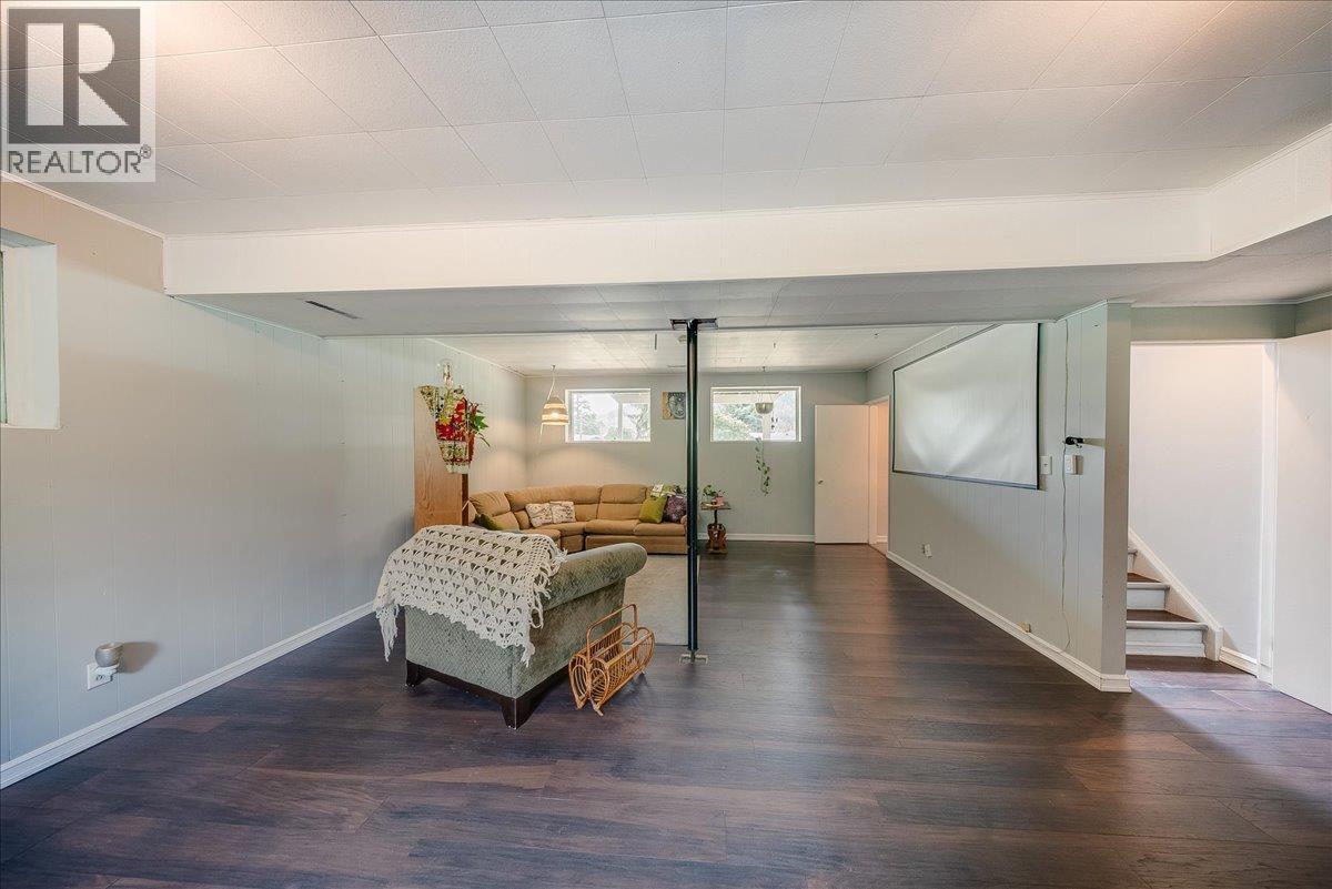 Rec room / family room in basement.