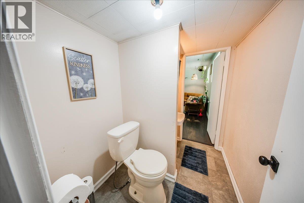 Bathroom in basement.