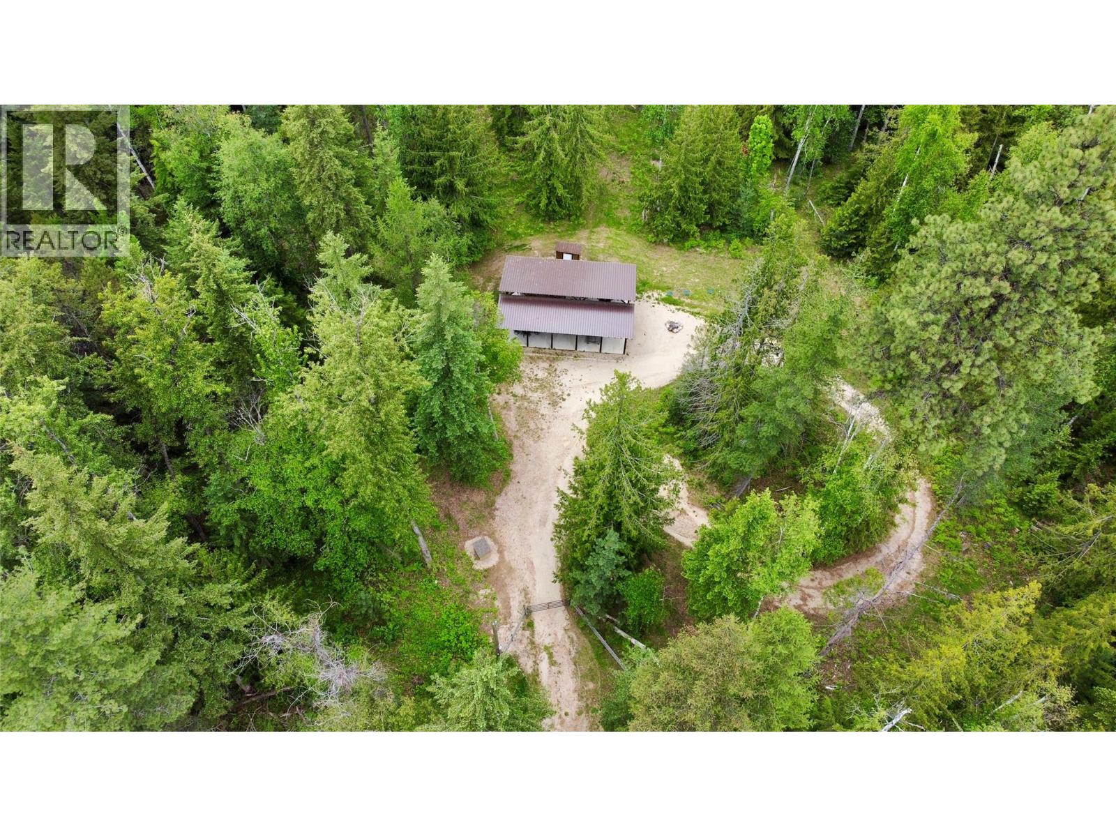Aerial view of upper property RV site now