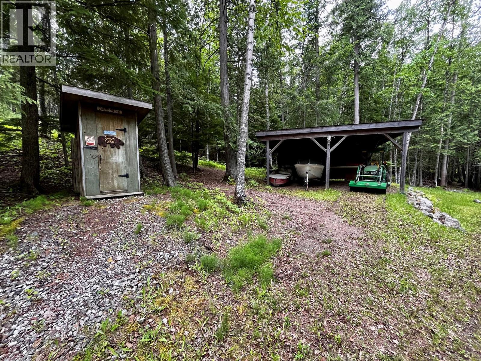 outhouse and carport