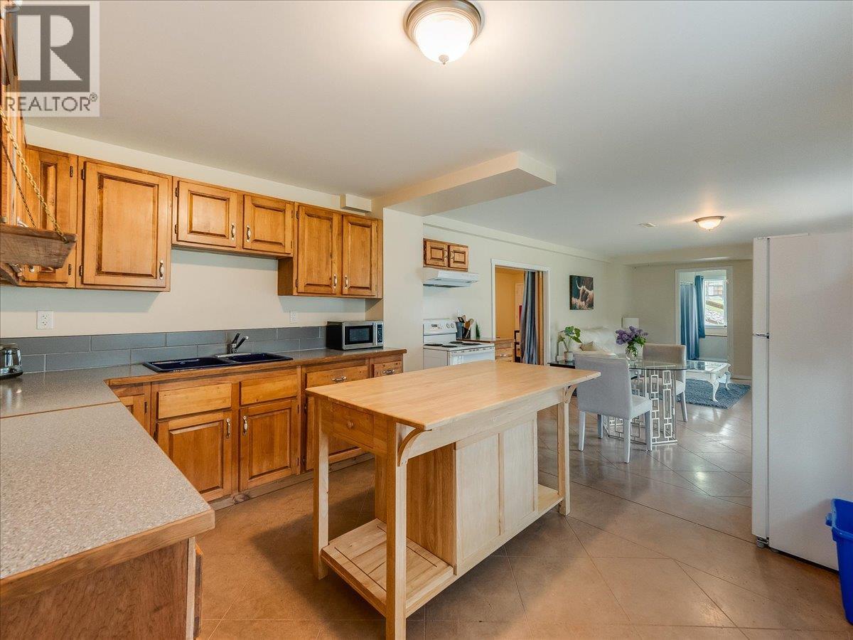 Kitchen in the basement suite.