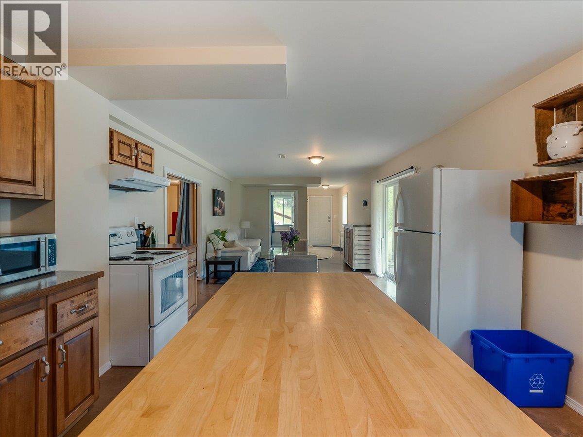 Kitchen in the basement suite.
