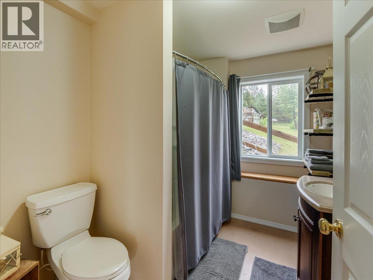 Bathroom in the basement suite.