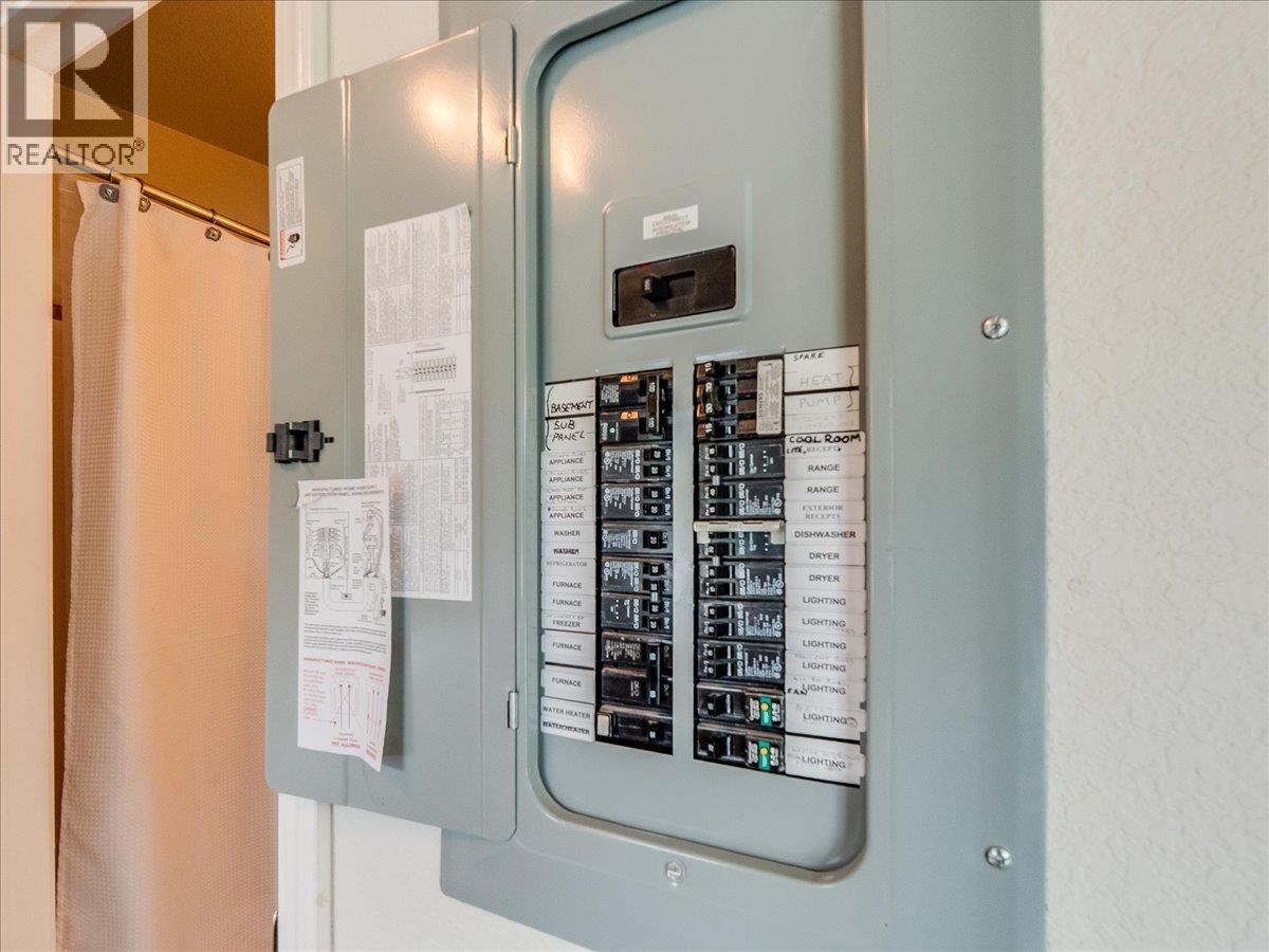 Electrical panel on the main floor.