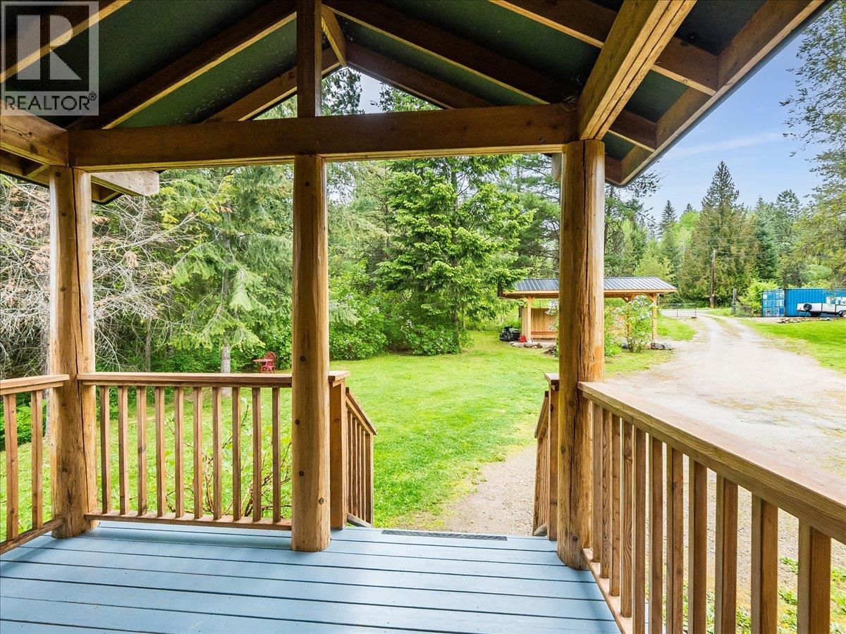 Front porch of main house.
