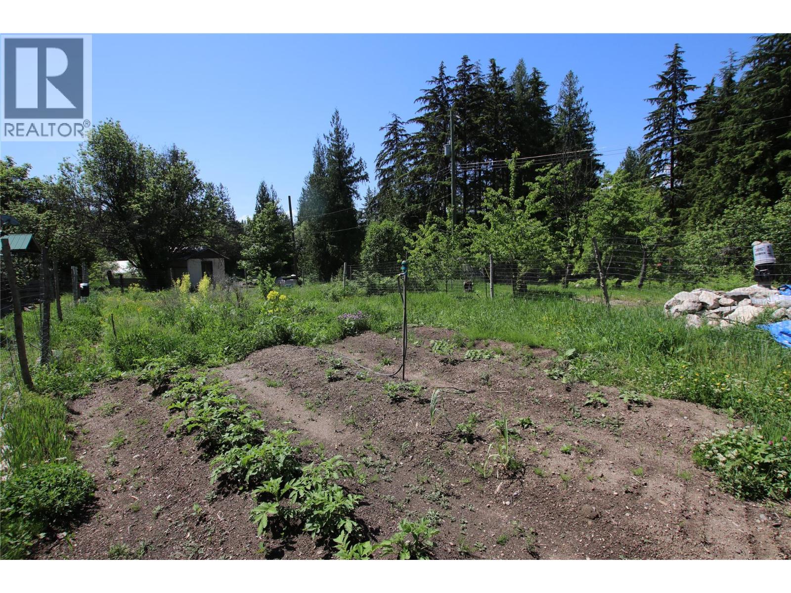 Garden area.