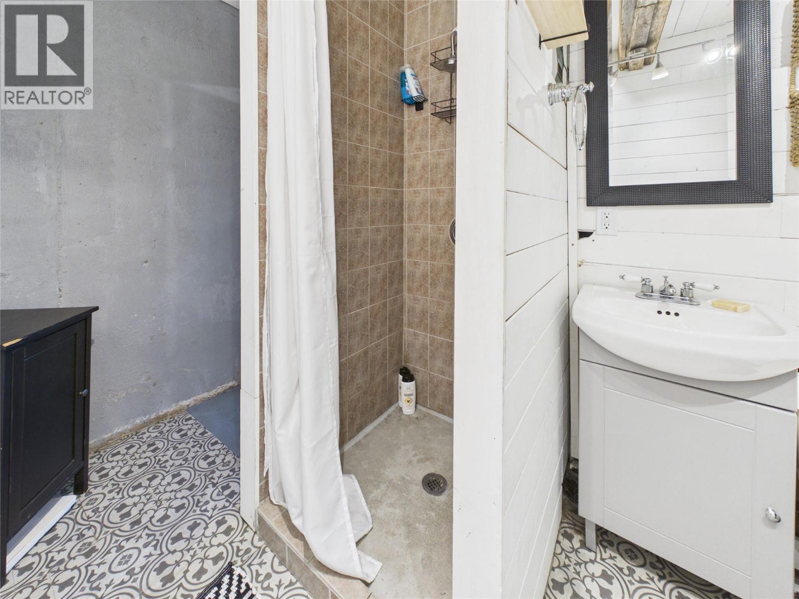Basement bathroom