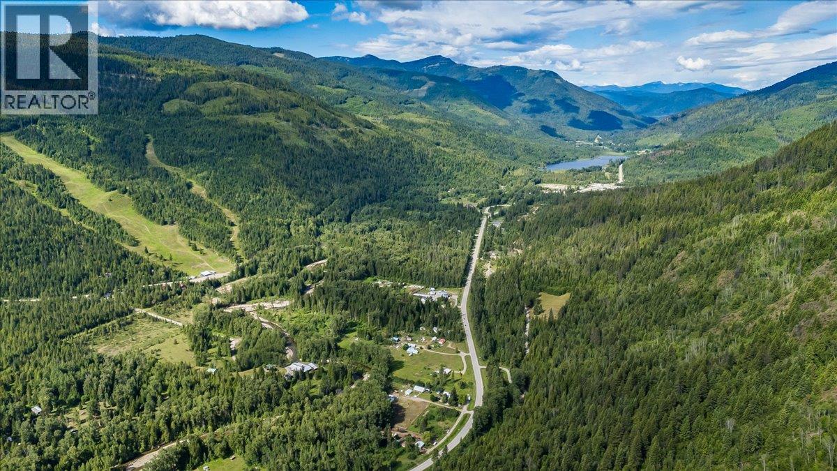 Salmo ski hill to the South and Highway 3 West to Fruitvale, Castlegar and Trail