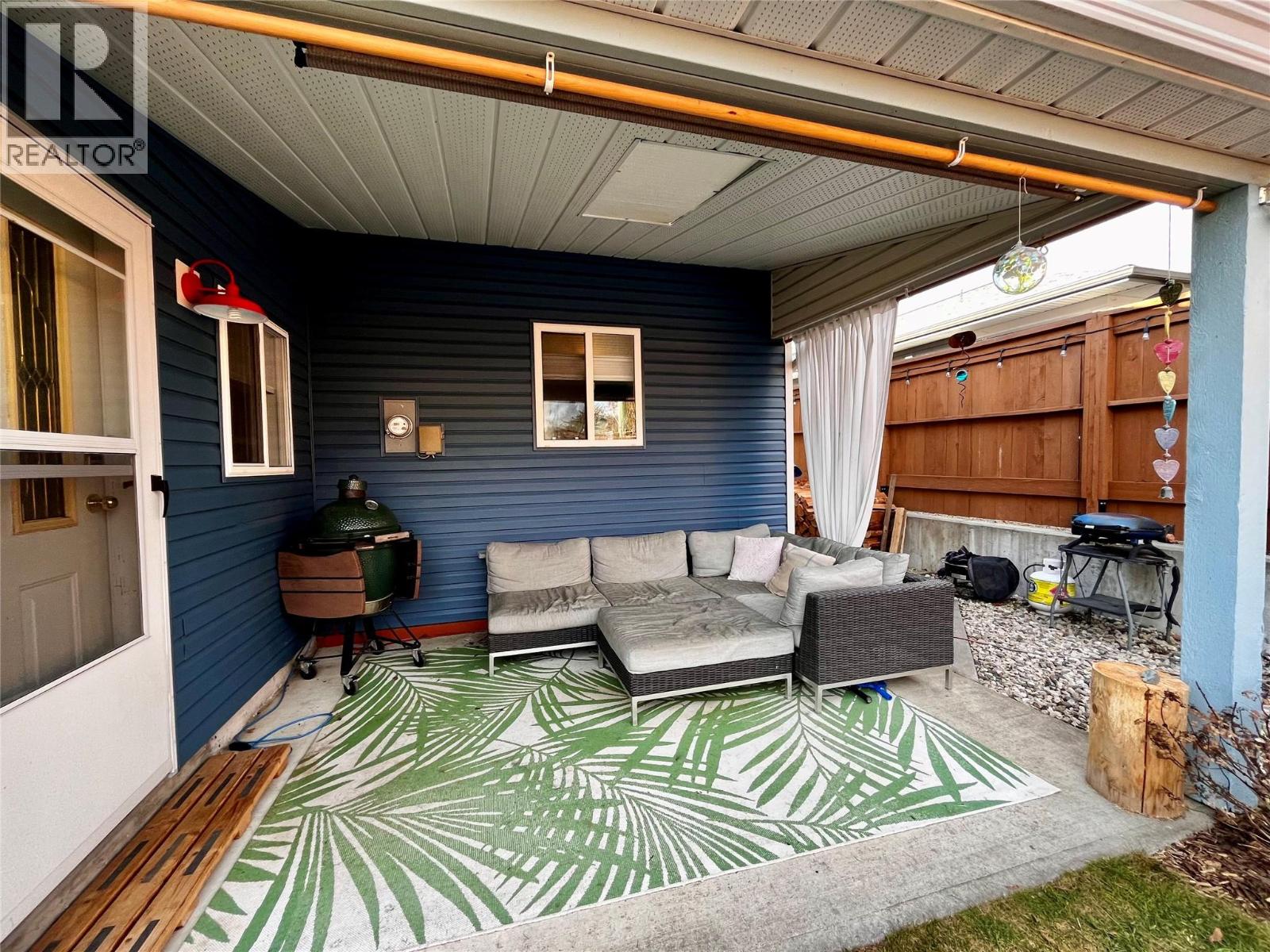 Covered backyard patio