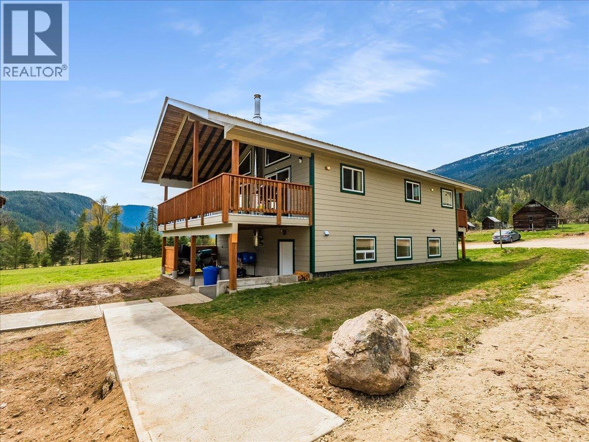 Main house overlooking the back yard.