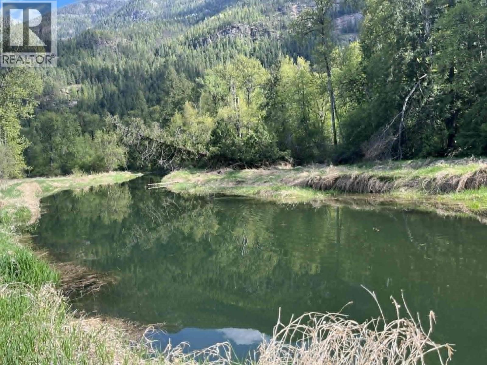 Meandering river cut off.
