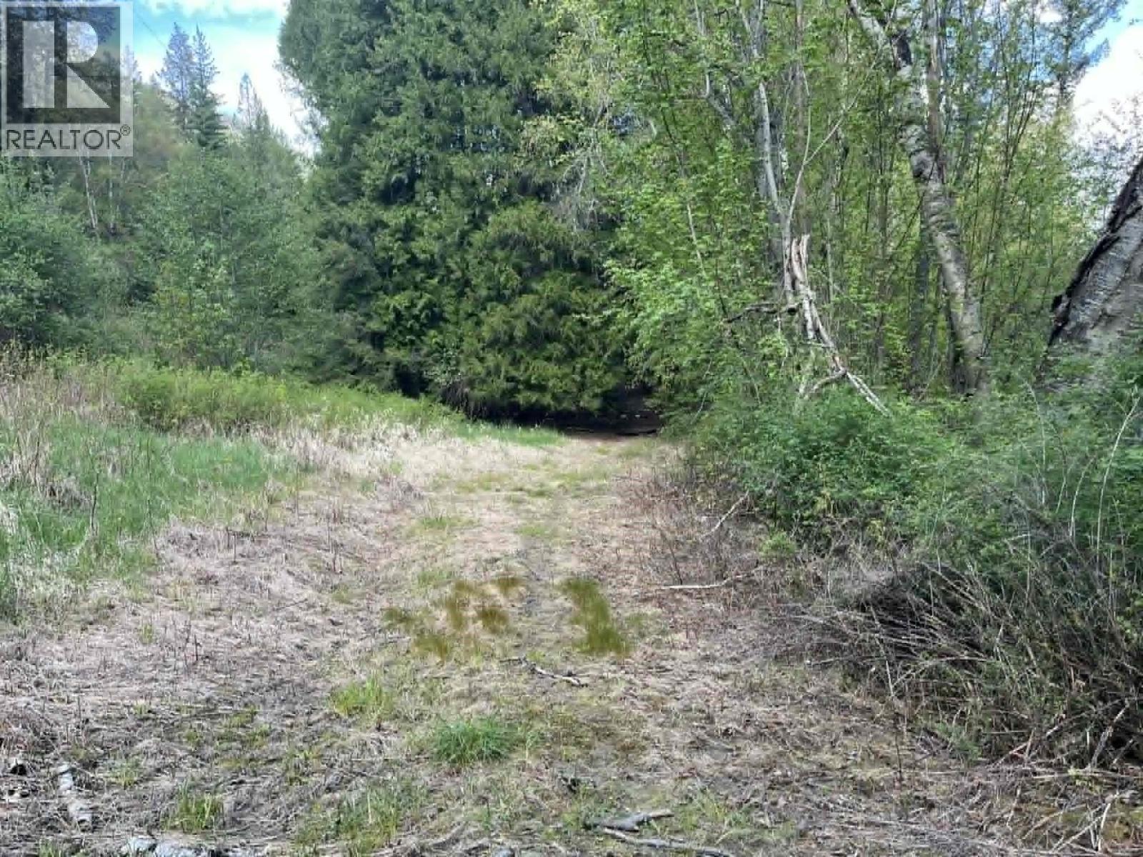 Path down to the well and water.