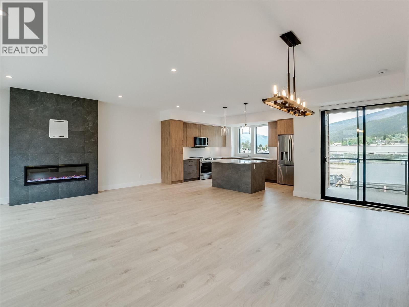 Dining, kitchen, living room all open concept