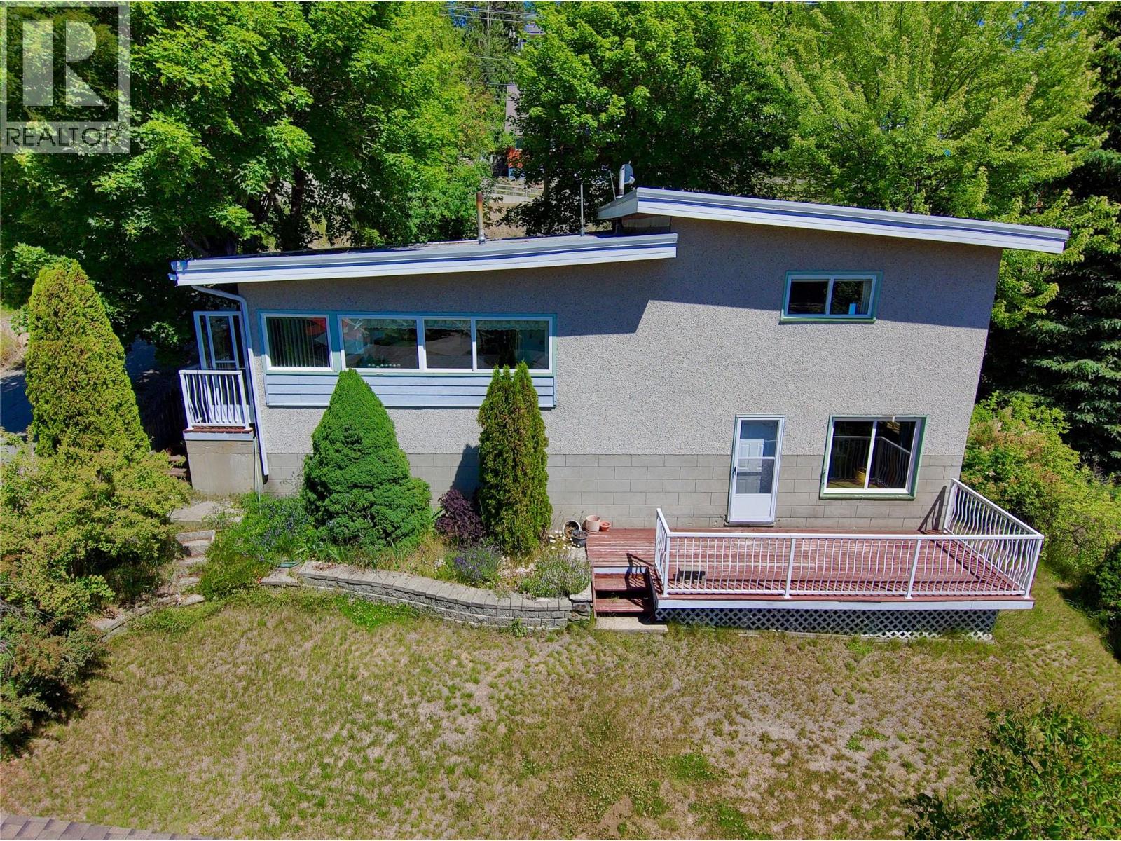 Aerial View of 1603 HARASIN Alley, Rossland V0G 1Y0