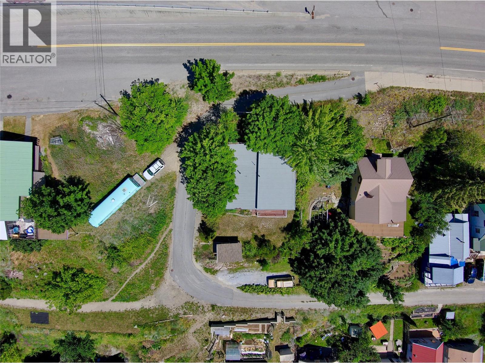 Aerial View of 1603 HARASIN Alley, Rossland V0G 1Y0