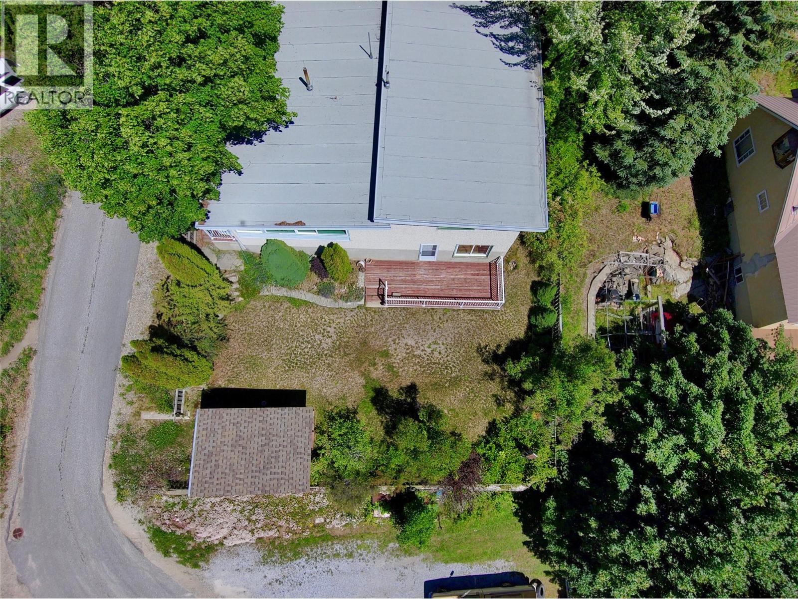 Aerial View of 1603 HARASIN Alley, Rossland V0G 1Y0