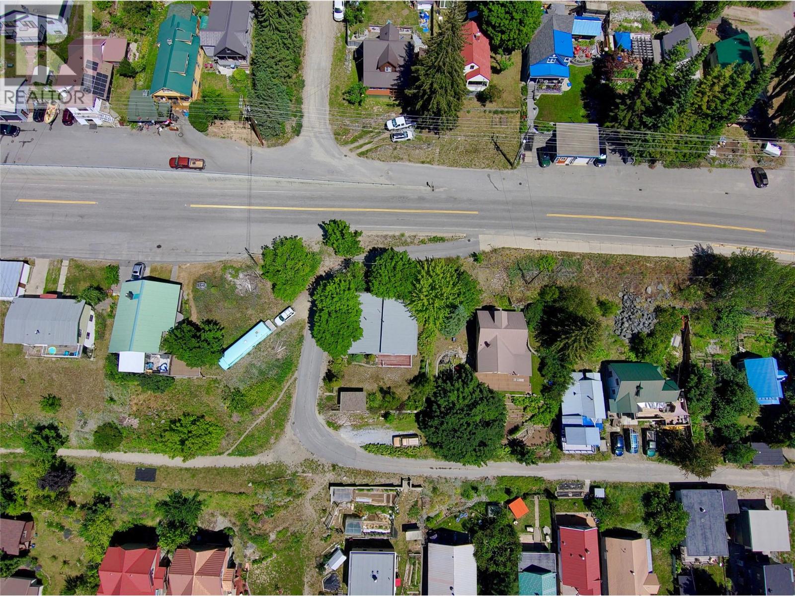 Aerial View of 1603 HARASIN Alley, Rossland V0G 1Y0