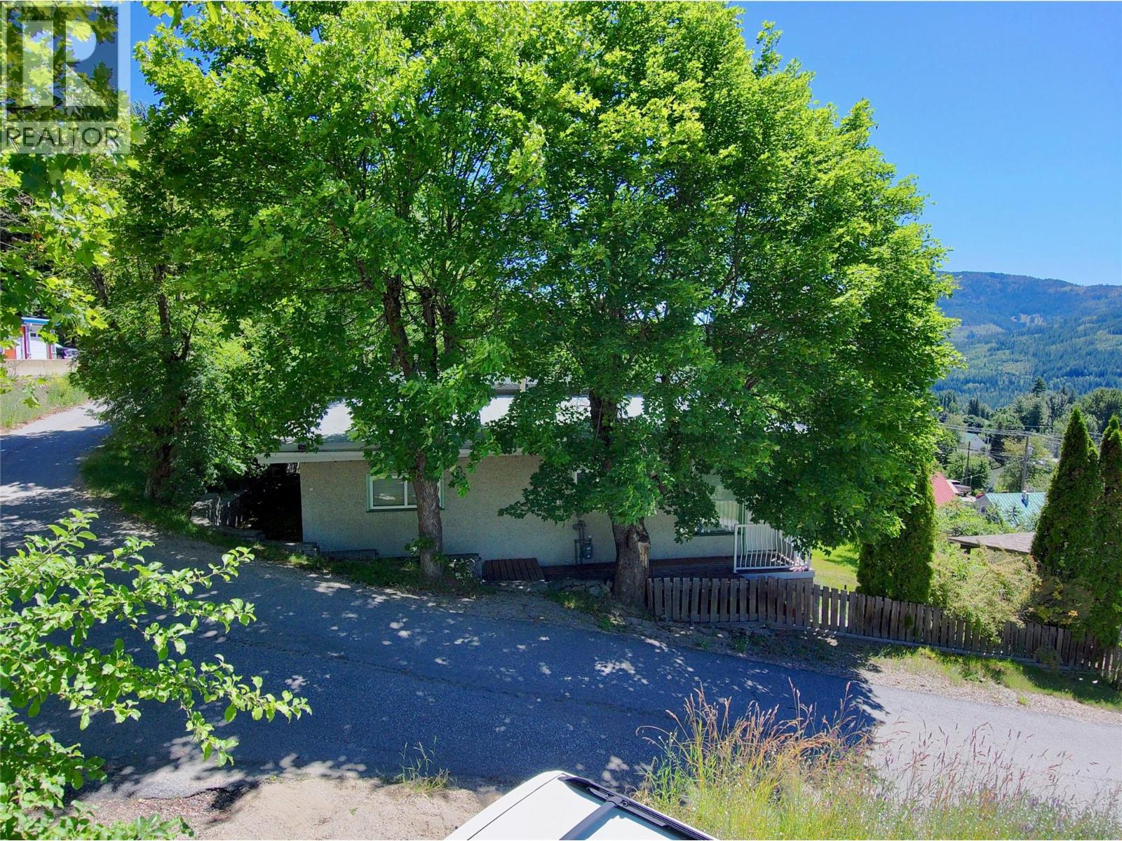 Aerial View of 1603 HARASIN Alley, Rossland V0G 1Y0