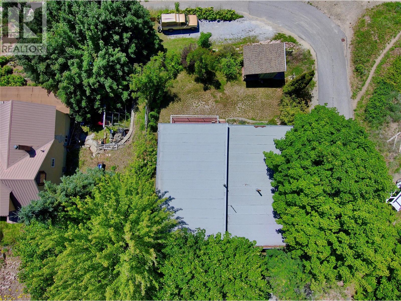 Aerial View of 1603 HARASIN Alley, Rossland V0G 1Y0
