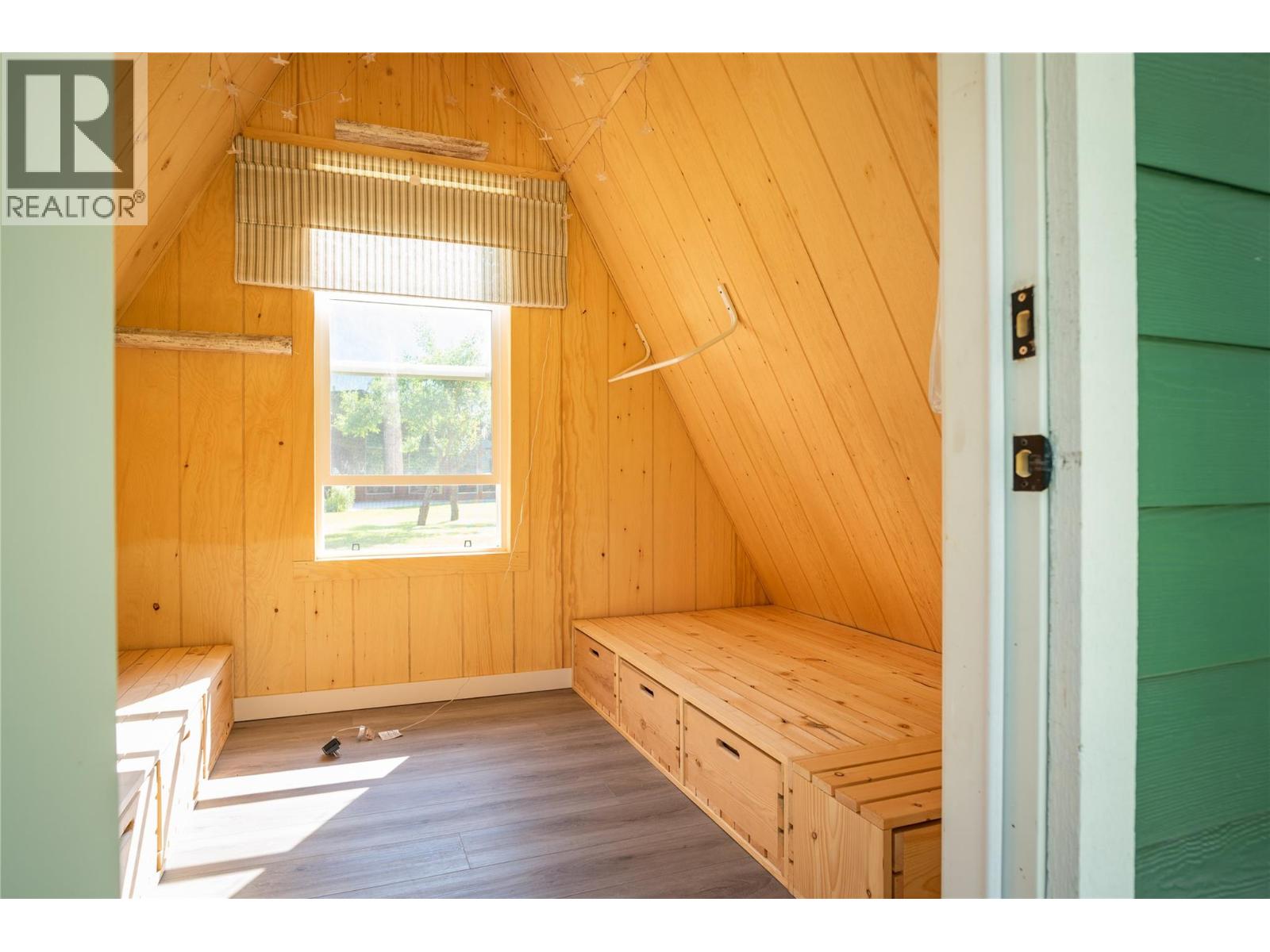 Interior of A-Frame without the skylight.