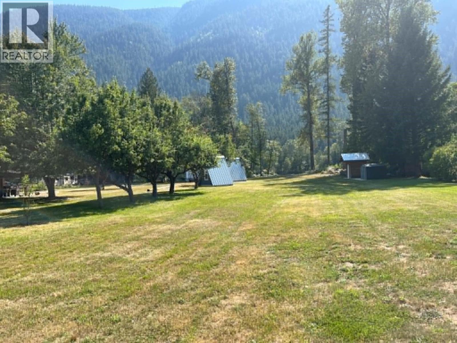 View from the top of the lot towards the water. First 1/3 of the property has been left open for future build site.